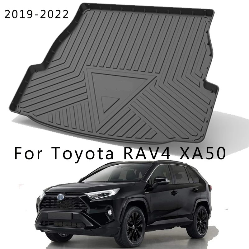 المتخصصة سيارة لتويوتا RAV4 XA40 XA50 2021 2022 TPO حمولة حقيبة السيارة بطانة الكلمة حصيرة-جميع الطقس حماية السجاد الملحقات