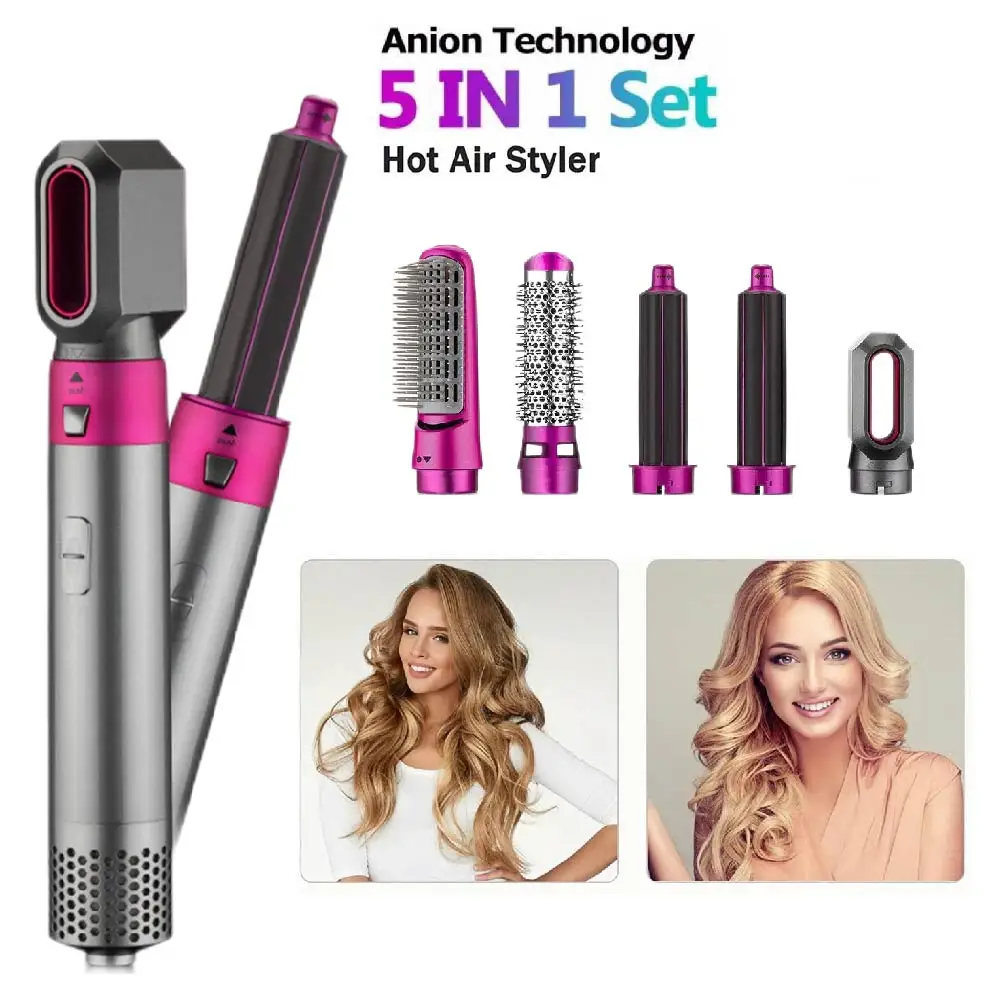 Фен для волос с горячим воздухом электрический выпрямитель плойка инструмент