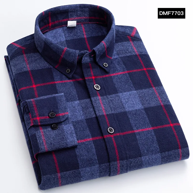 Рубашка мужская в полоску с длинным рукавом стиле ретро 8XL | Мужская одежда