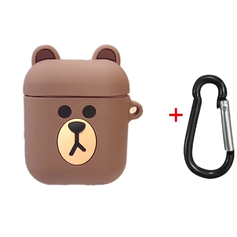 6 Подарочный мультяшный чехол airpod для apple airpods 1 и 2, мягкий разноцветный чехол для Airpods, силиконовый чехол, bluetooth наушники - Цвет: 6