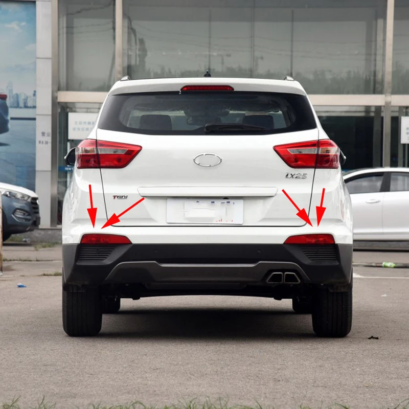2 шт. Светодиодный отражатель для Hyundai Creta ix25 2014 2015 2016 2017 заднего бампера