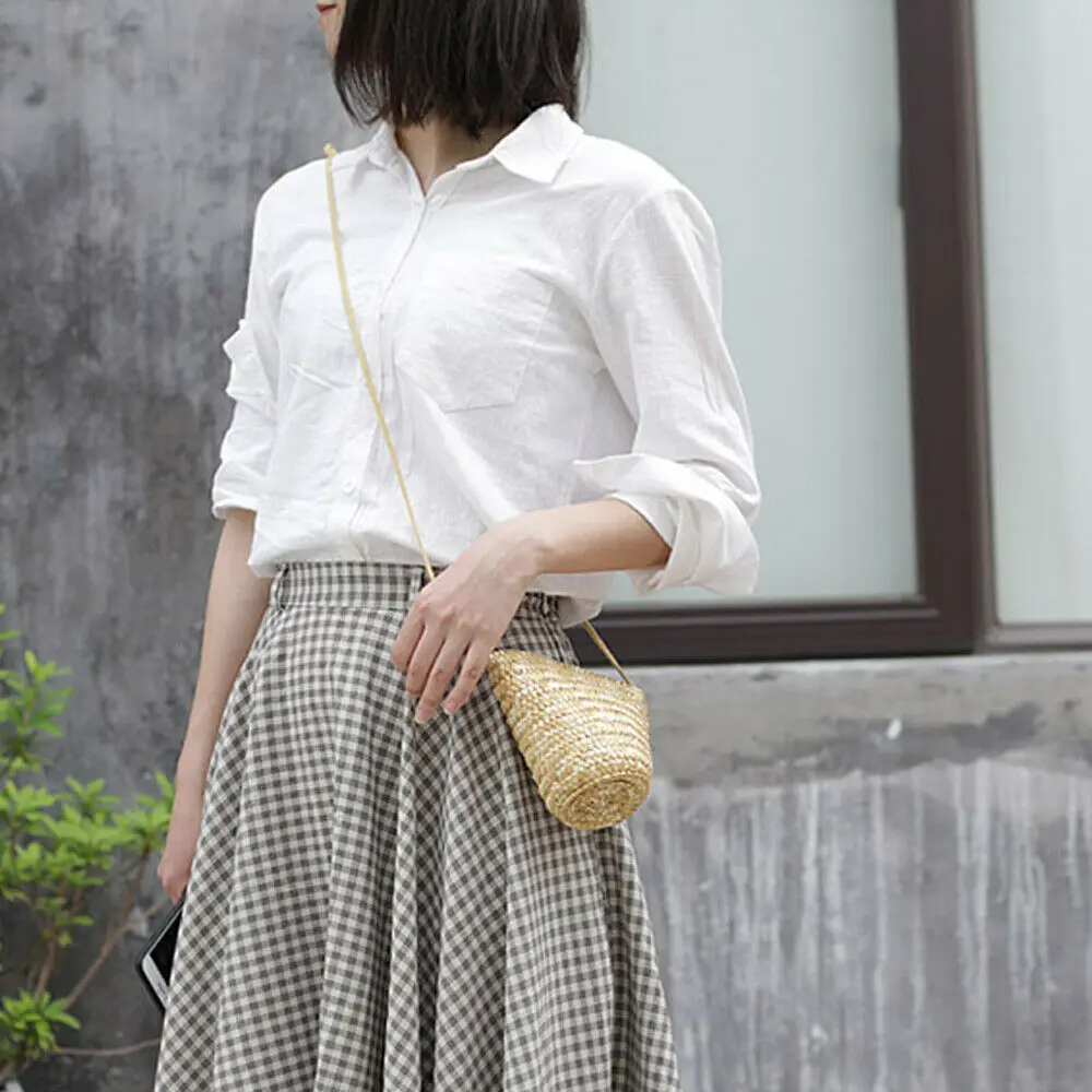 Сумка кросс-боди для женщин и девушек соломенный клатч в стиле бохо из ротанга