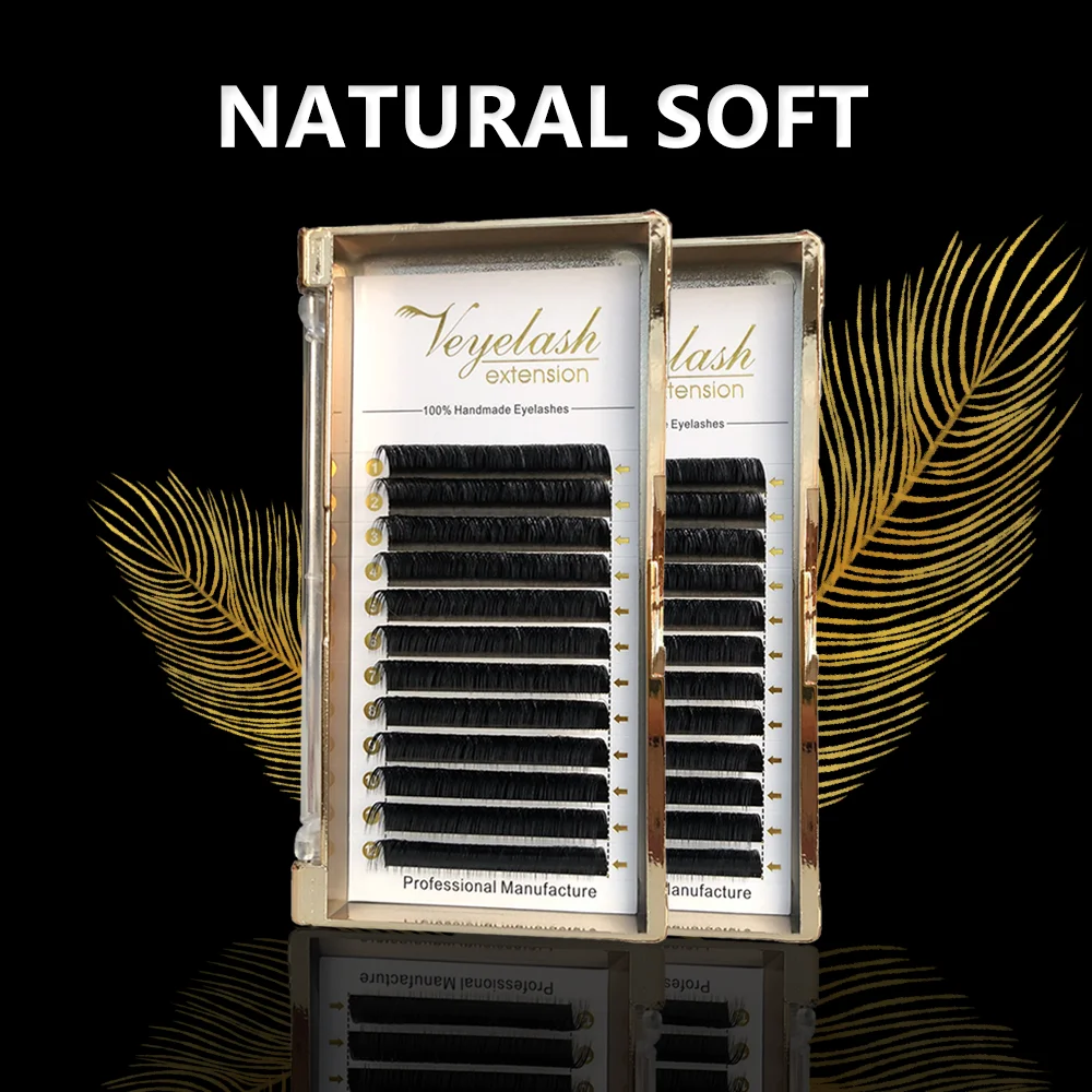 Индивидуальные ресницы 12 рядов высокое качество искусственные норковые для
