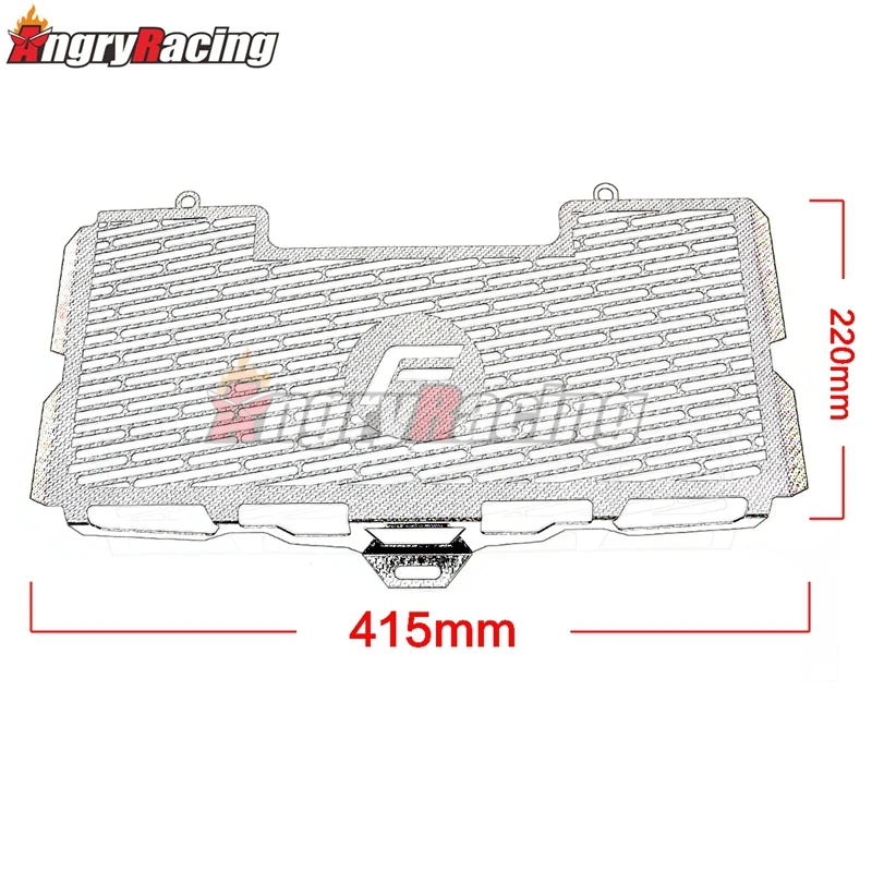 Защитная крышка для радиатора мотоцикла из нержавеющей стали BMW F800GS F700GS F650GS F800 F700