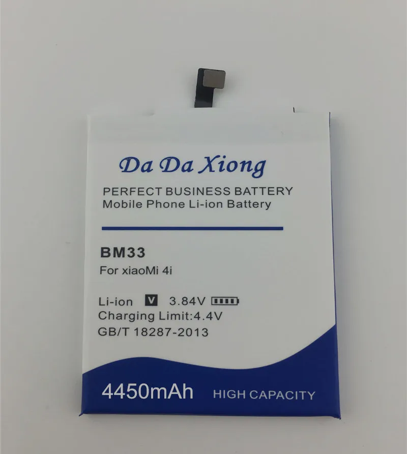 Полная защита и безопасность 4450 мАч BM33 аккумулятор для телефона Xiaomi 4i Mi4i M4i |