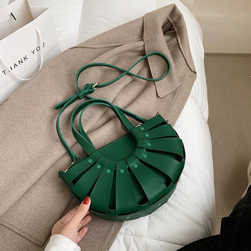 

2021 New Fashion Women Shoulder Bags PU Leather Saddle Crossbody Messenger Bags Female Luxury Designer Mini Handbags and Purses