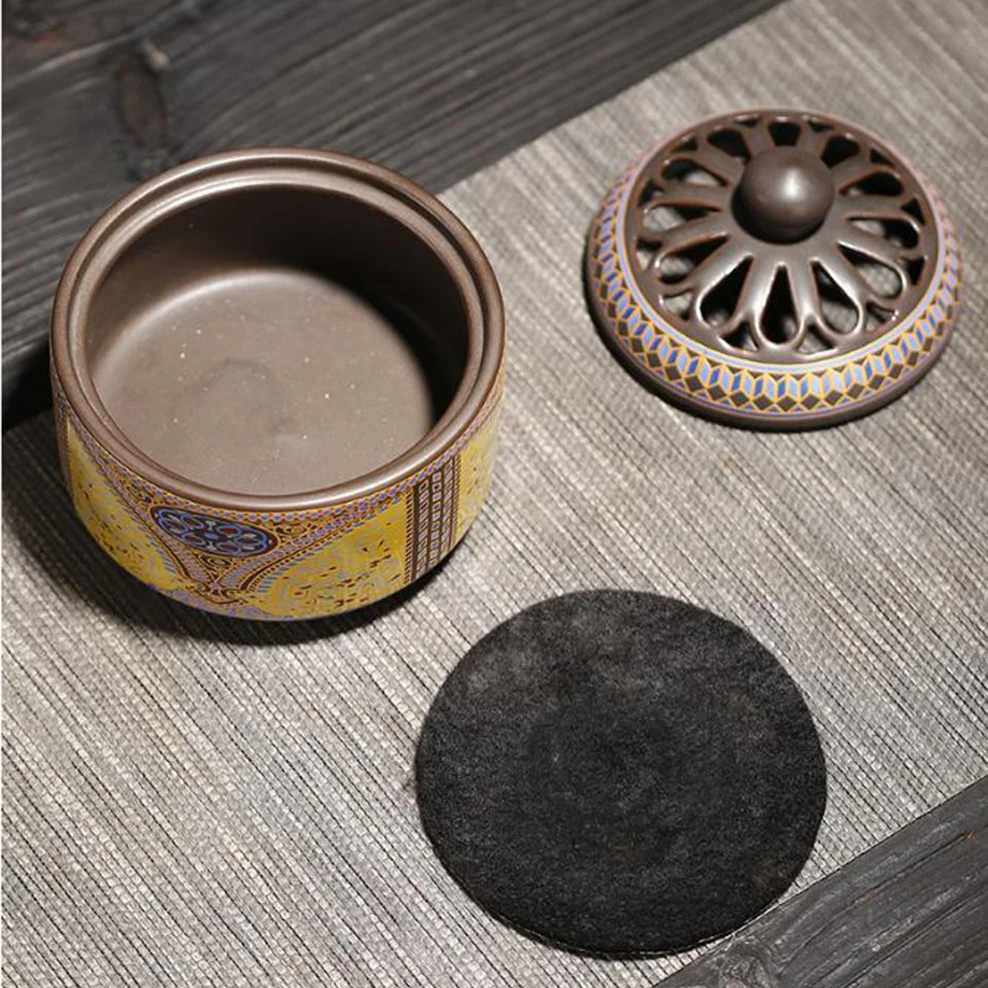 Керамическая эмалированная печь для благовоний 2/4 часа курильница античная из