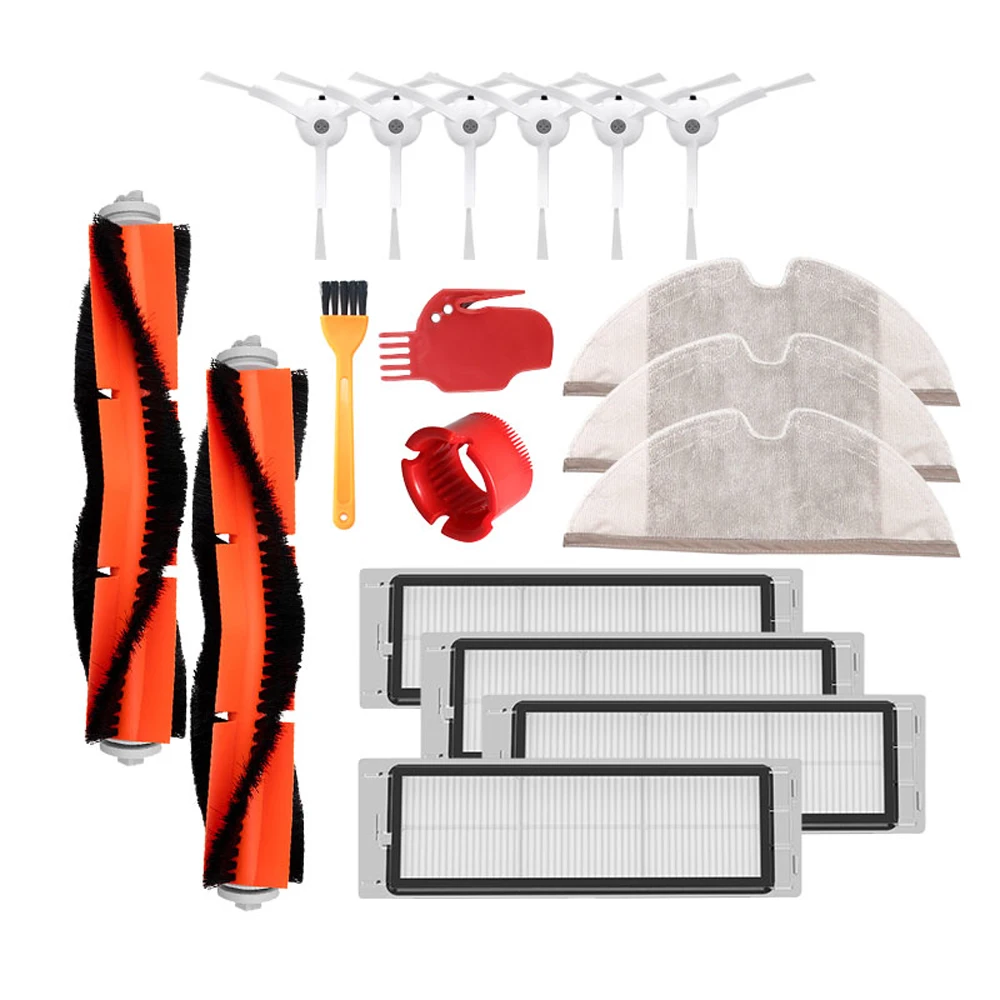 

18pcs/set Vacuum Cleaner Main Brush Hepa Filter Accessories Robot Parts for Xiaomi Roborock S5 / S51 / S55 / T6 Cleaner Parts