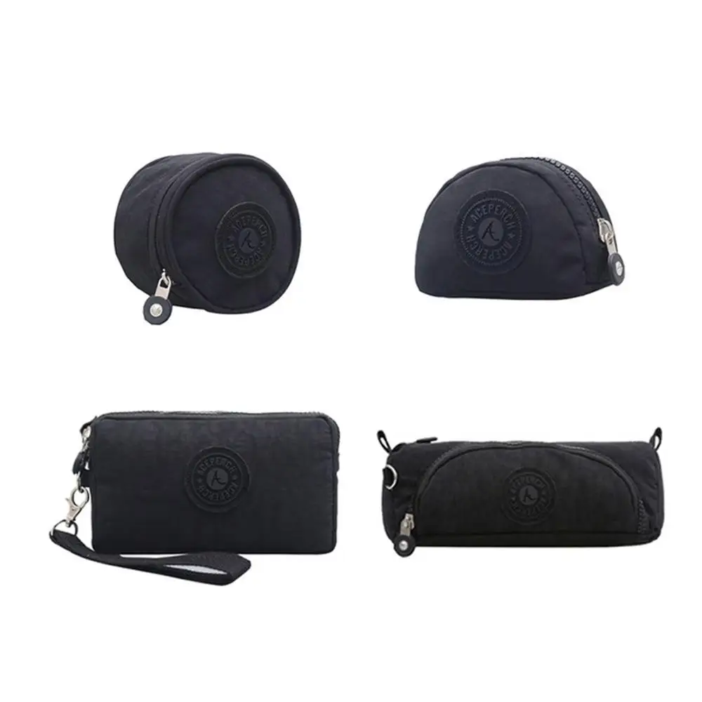 Black ACEPERCH Casual Women Wallet for Credit Cards Small Luxury Brand Leather Short Womens Wallets and Purses Carteira Feminina - Цвет: Black