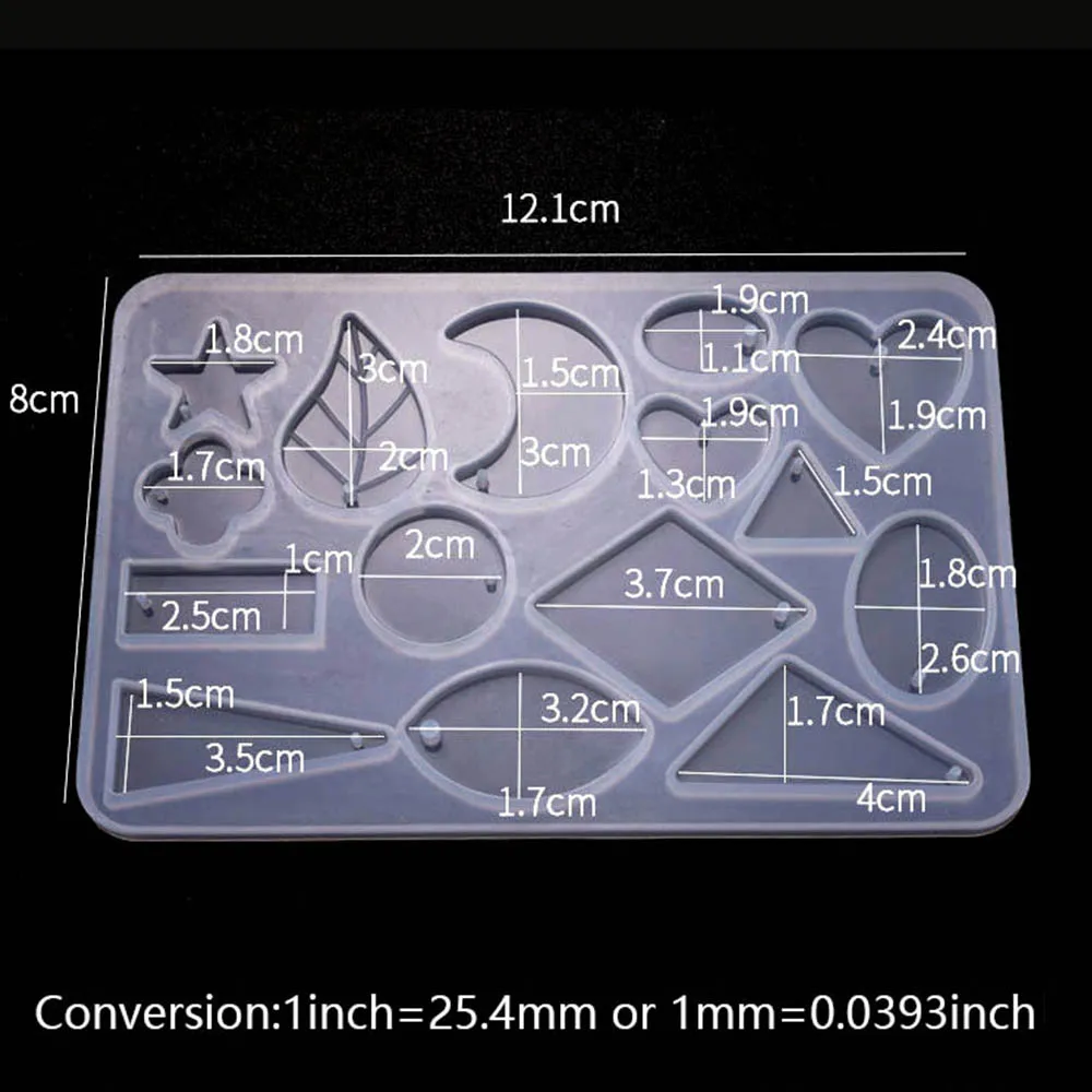 1 шт. Подвеска Серьги силиконовые декоративные подвески Наборы молд ручной