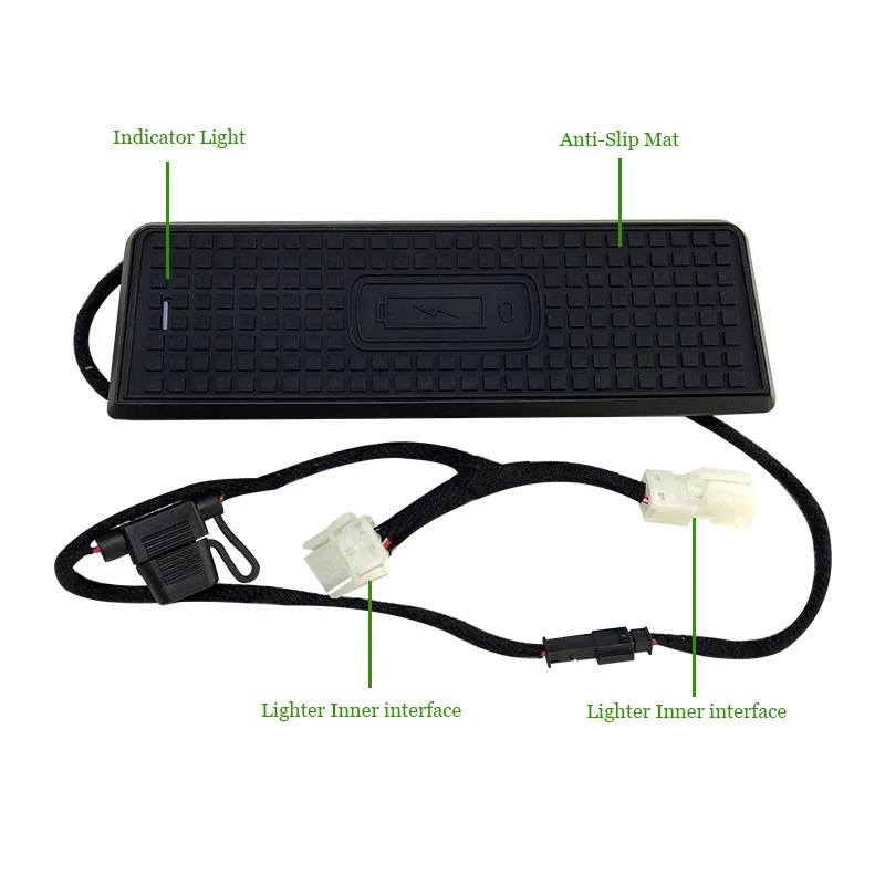 car qi wireless charger for bmw 3 series f30 f31 f32 3gt f34 f36 center console water cup holder trim qi fast charge board free global shipping
