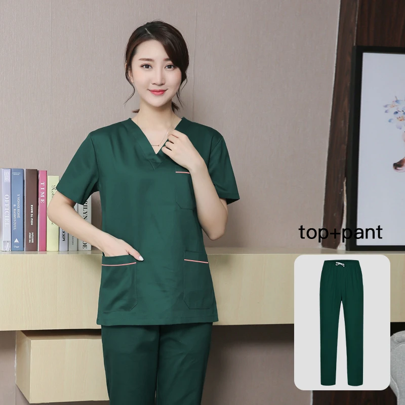 Униформа размера плюс для салонов красоты одежда работы лабораторное пальто