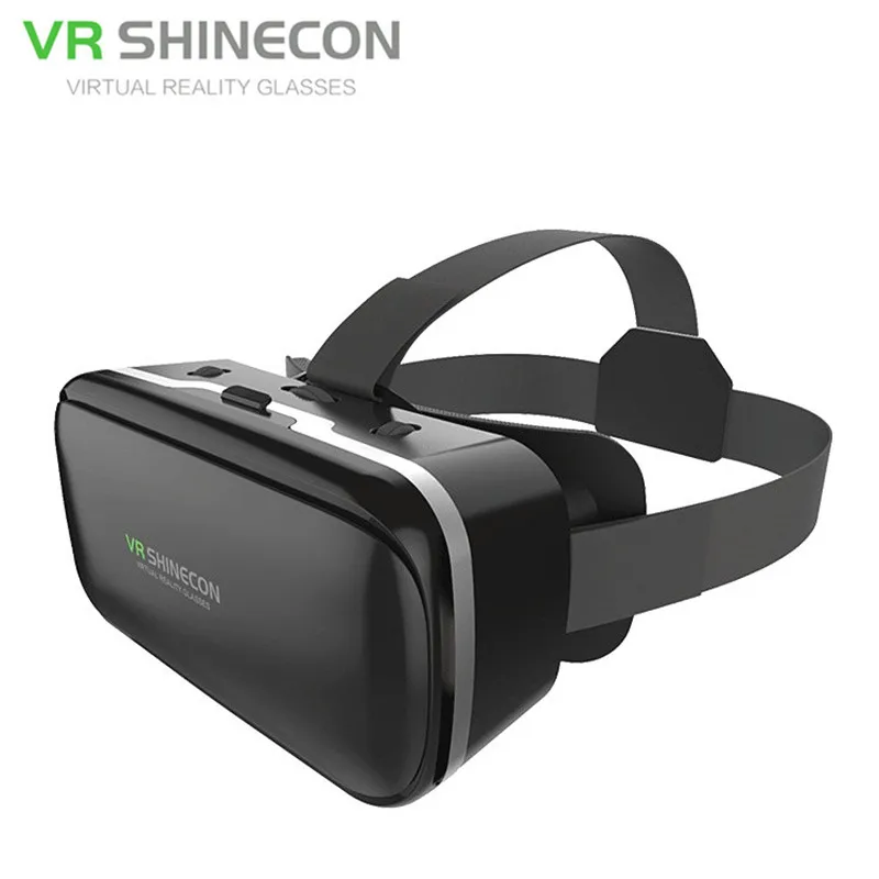 Shinecon 6 0 3D VR очки с геймпадом Виртуальная реальность шлем 3 D гарнитура коробка для