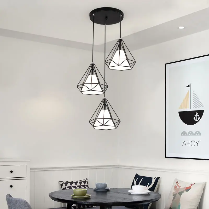 Скандинавская светодиодная люстра компактный современный бар креативная