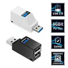 3 Порты usb-хаб мини USB 3,0 высокое Скорость концентратор сплитер для портативных ПК Поддержка передачи данных