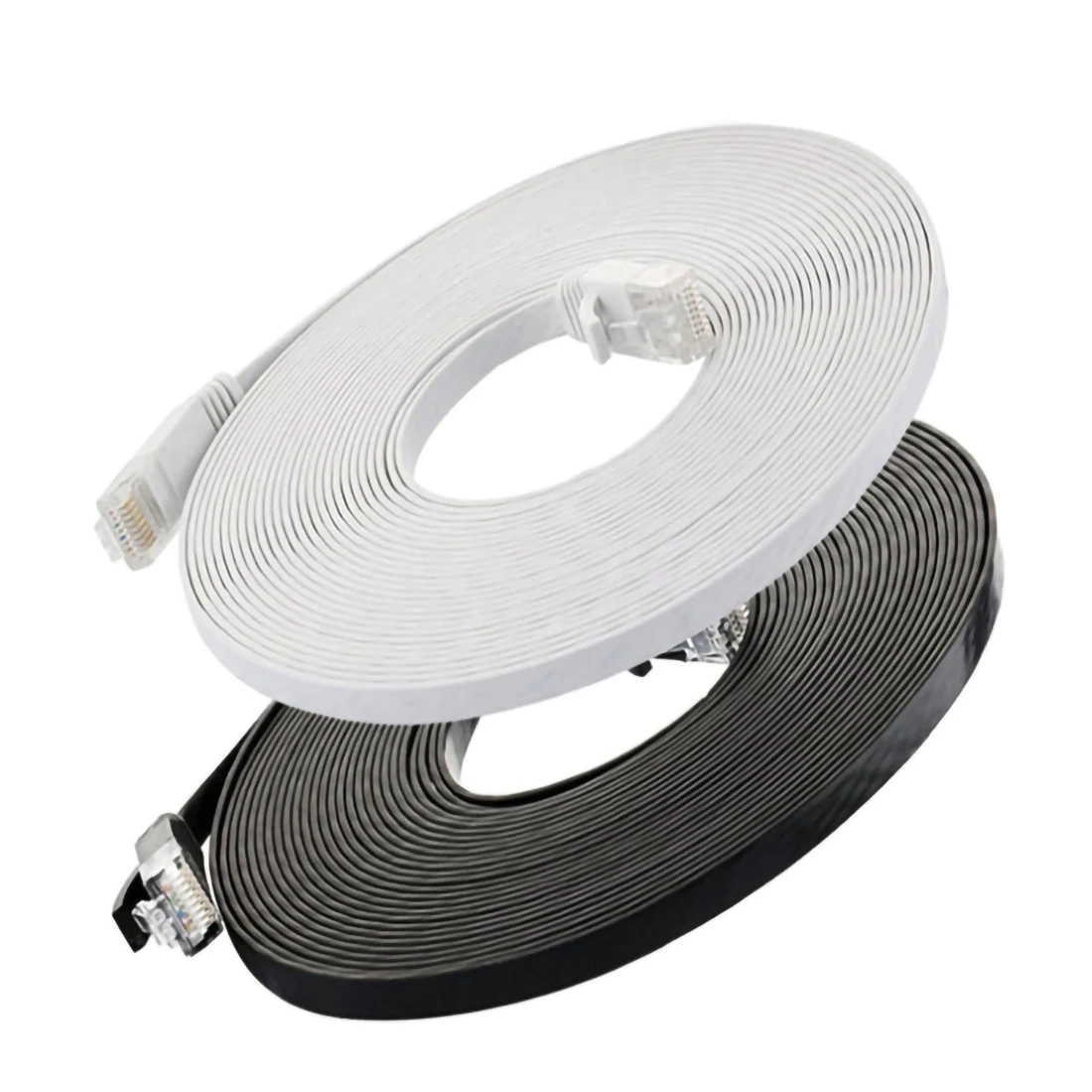 Высококачественный плоский соединительный кабель Cat6 1x10 м сетевой Интернет Ethernet