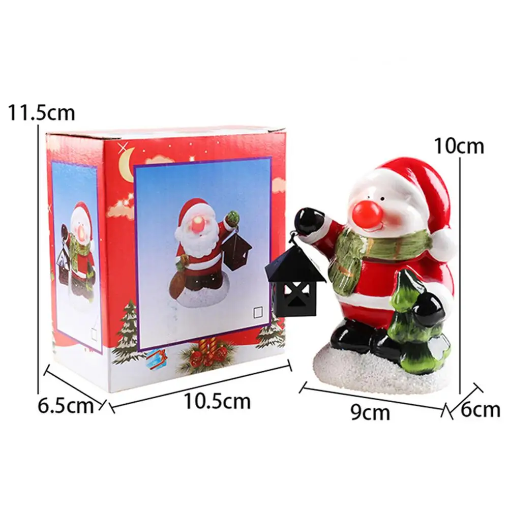 Рождественские украшения Светодиодный светящийся светильник Санта-Клаус для
