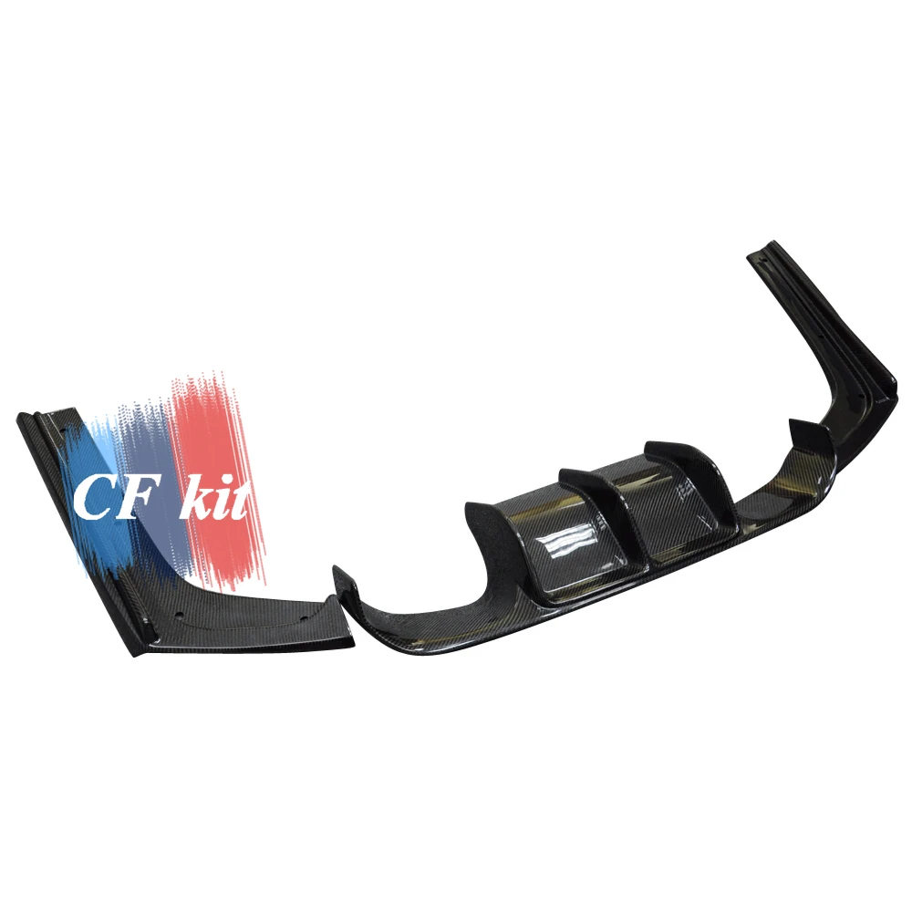 Комплект Заднего диффузора CF из углеродного волокна спойлер бампер для BMW F32 F33 F36
