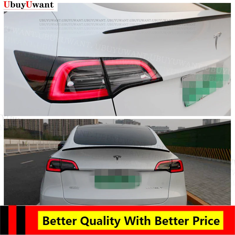 

Высококачественный спойлер из АБС-материала для заднего багажника автомобиля, гоночный спойлер, губа для крыла Tesla модели Y 2020 -Up, эффективны...