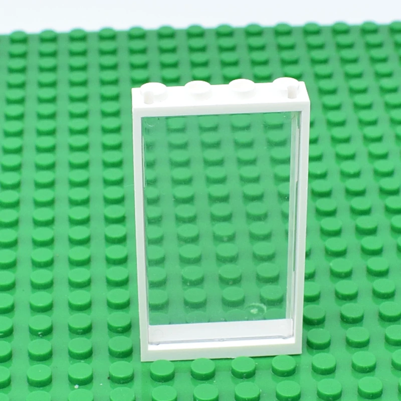 Конструктор STZHOU оконная дверь рама 1x4x6 строительные блоки MOC детали со стеклом