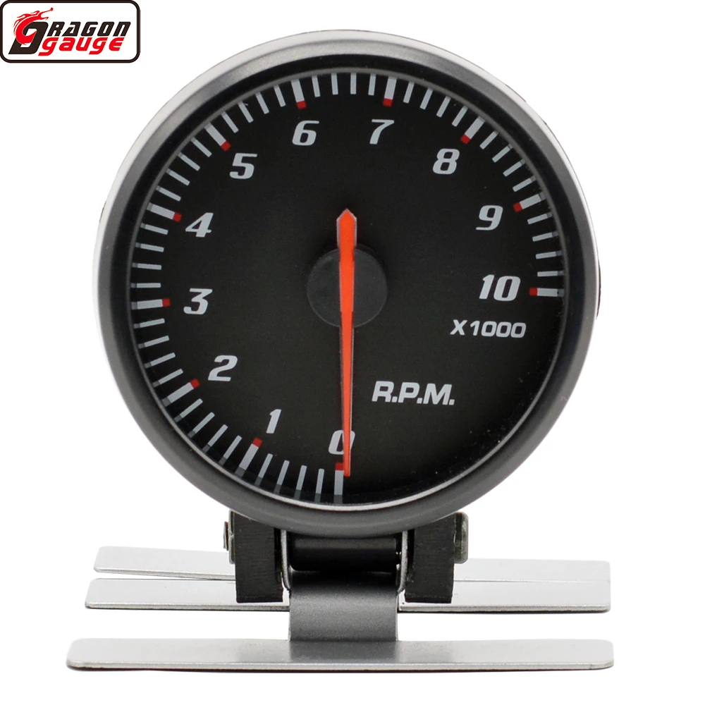 Тахометр Dragon 60 мм для гоночного автомобиля с сисветильник Том 10000 об/мин