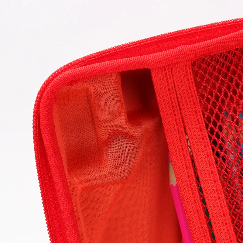 Большой Детский 3D чехол для карандашей из ЭВА с мультяшным гоночным автомобилем