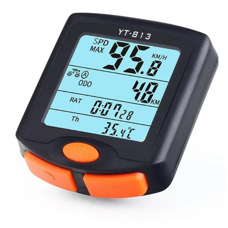 

Bike Bicycle Multifunction Waterproof Computer YT-813 Speed BOGEER Bike Digital Sports Sensors Meter Computer Speedometer Speed