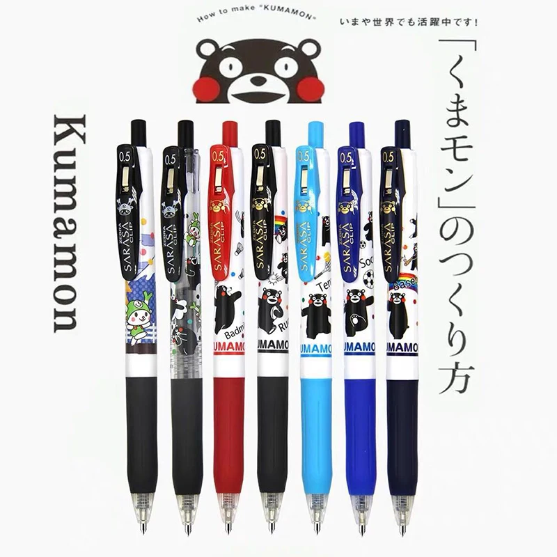 Япония Зебра JJ15 гелевая ручка набор SARASA зажим 0 5 мм KUMAMON FUKKACHAN ограниченная