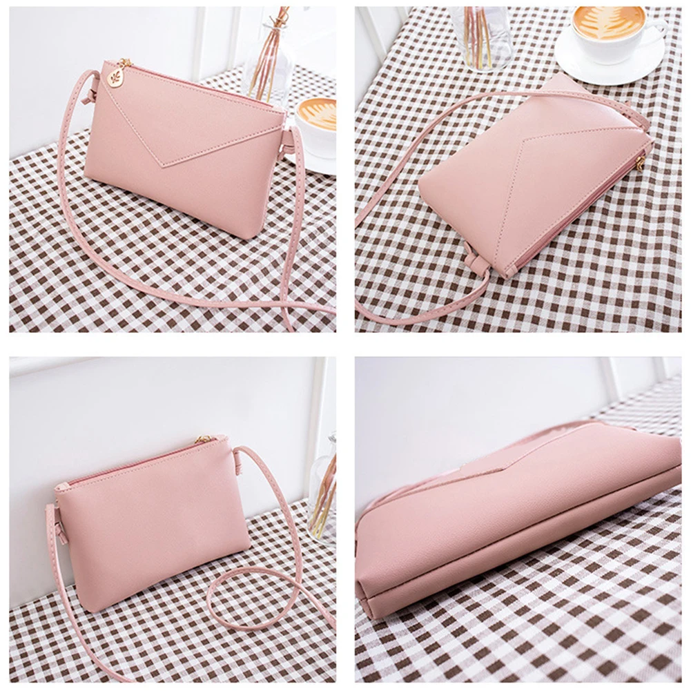 Минимализм женская модная однотонная сумка через плечо на молнии с листьями для