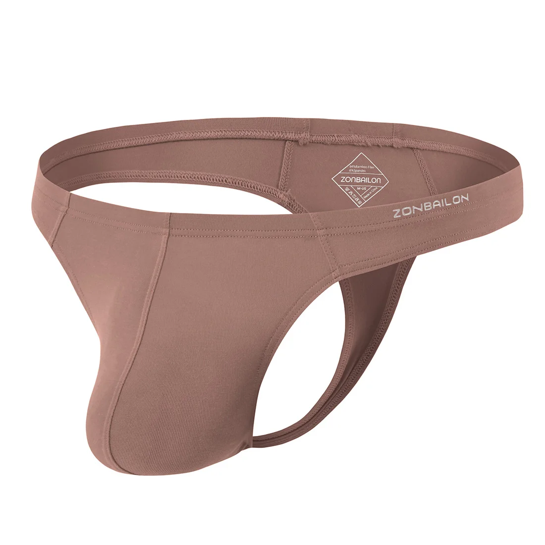 Mens Sexy G-Strings Bamboo Breathable Comfortable Men Underwear Jockstrap Low-waisted Thongs 10 Colors Size M-2XL