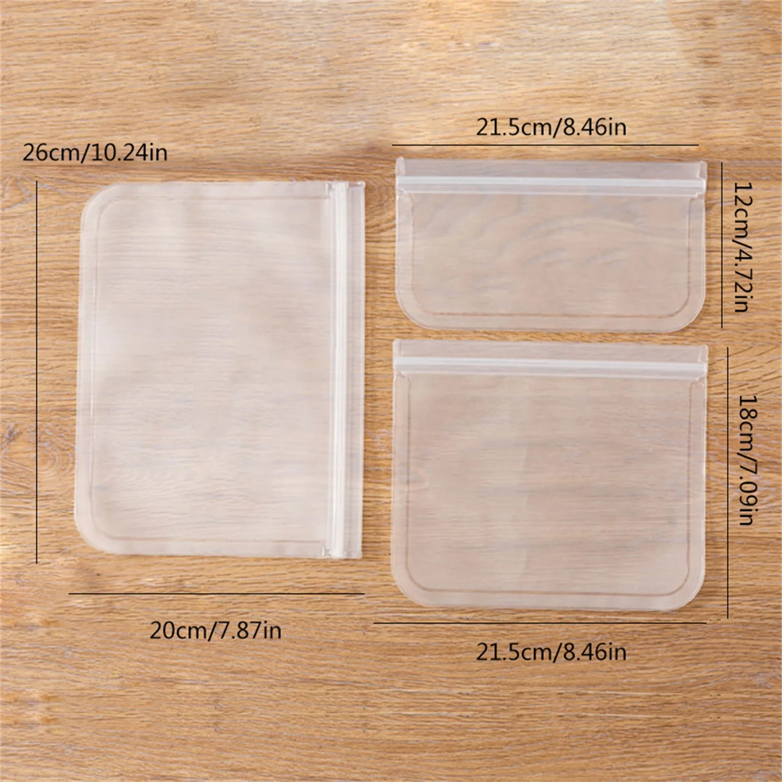 

PEVA Frosted Food Sealed Bag Self Sealing Storage Bag Fruit Preservation Package bolsas envasado al vacio
