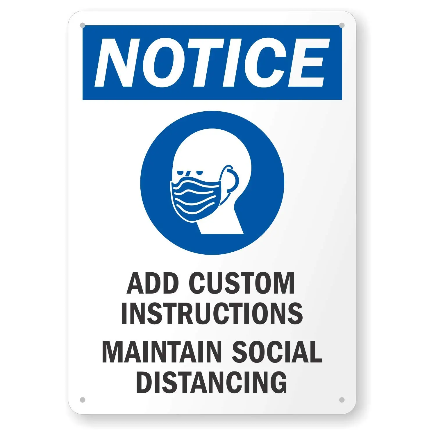 

Employees Must Wash Hands Before Returning to Work Bilingual Sign |8" x 12" Plastic