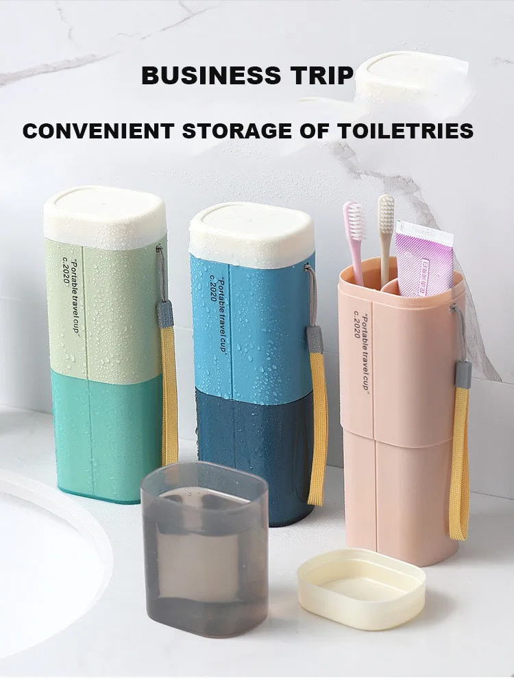 Коробка для хранения зубной щетки дорожная чашка мытья мультяшный Творческий