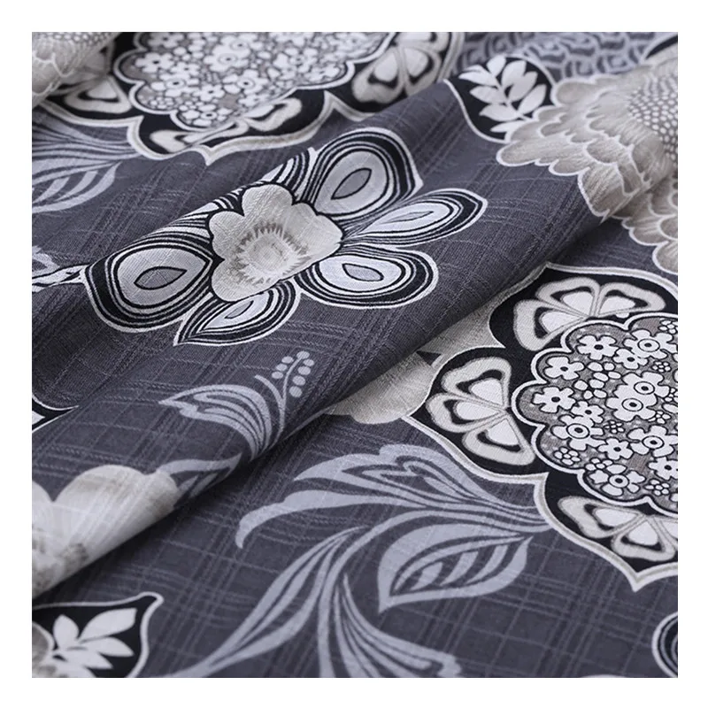 25mm printed silk-spun silk fabric 114cm costume robe dress chinese material wholesale cloth | Дом и сад