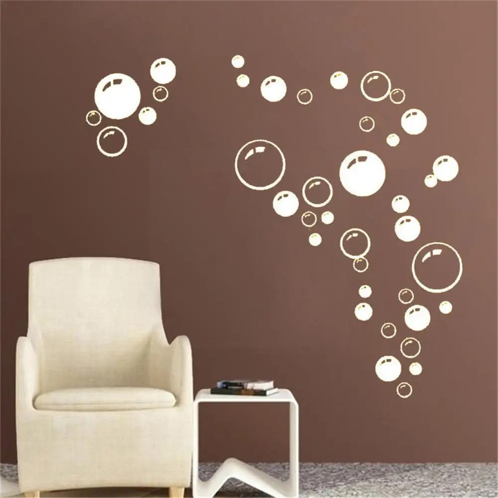 

Cute Bubbles s Bathroom Shower Kitchen Removable Decals Art Home Bedroom Waterproof Kids Decor Vinyl Self-adhesive