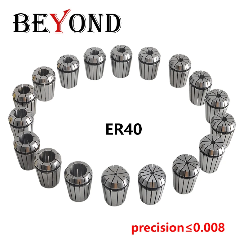 

Патрон гравировального Станка BEYOND ER40 1-32 мм, высокоточный зажим для фрезерного станка, Тайвань, 0,008 цилиндров