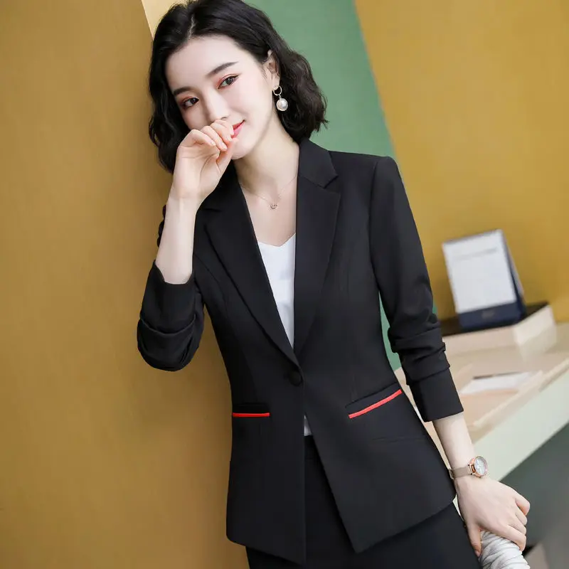 Blazer Women Women's Suit Jacket Spring Casual Top Short Veste Femme | Женская одежда