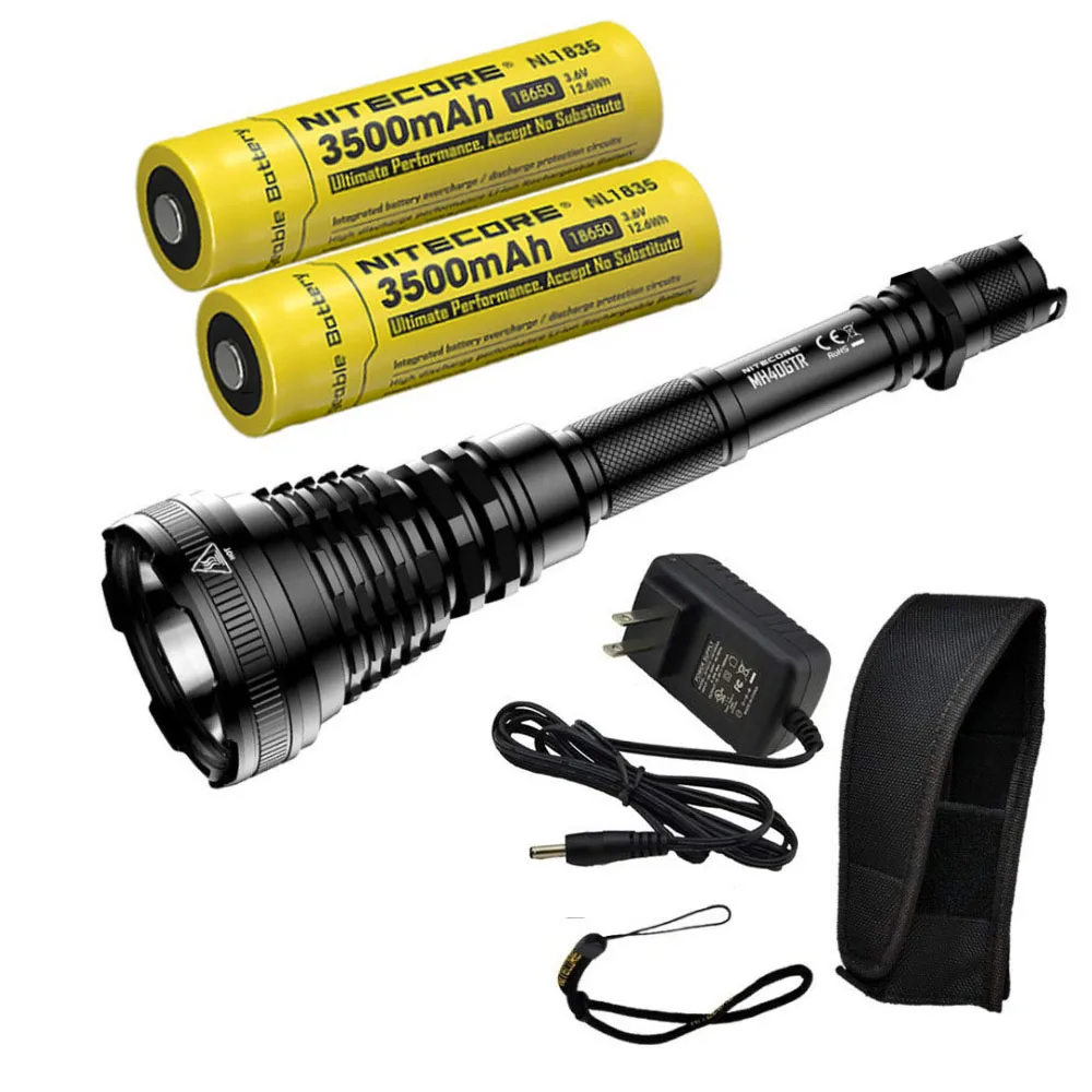 Охотничий фонарик NITECORE MH40GTR CREE XP L HI V3 светодиодный макс. 1200 люмен длинный заброс