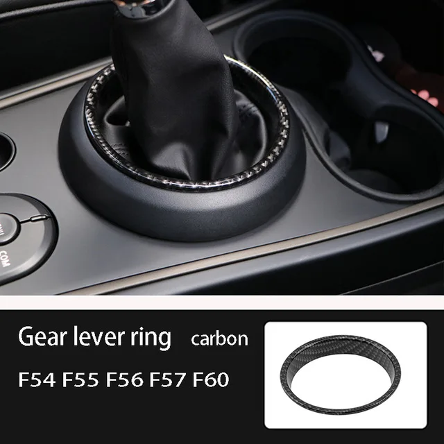 

Car Gear Lever Shift Panel Ring Decoration Cover Accessories For-BMW Mini Cooper S F54 F55 F56 F57 F60 Countryman
