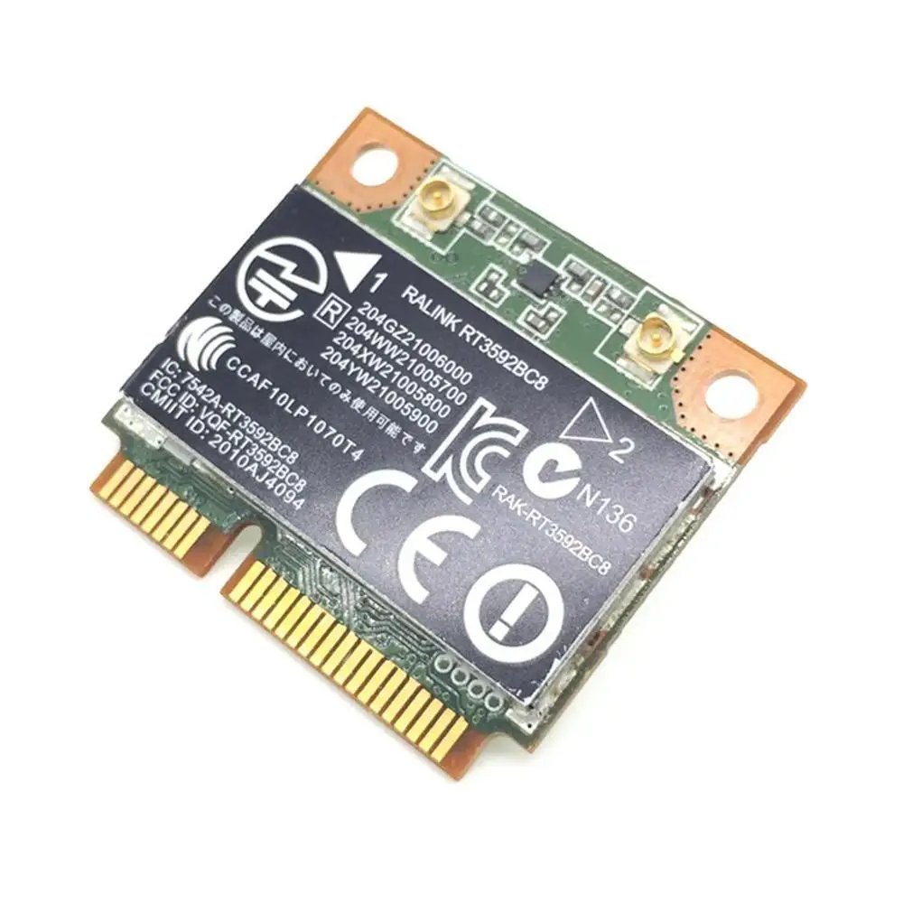 RALINK Rt3592 rt3592bc8 двухдиапазонный 300 Мбит/с Wifi половинный 4530s 4230s PCI E для hp 630813 001 4430s