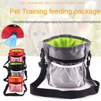 outdoor dog trainings bag durable poly treat bag dog walking snack pouch detachable puppy trainsnack reward waist bag