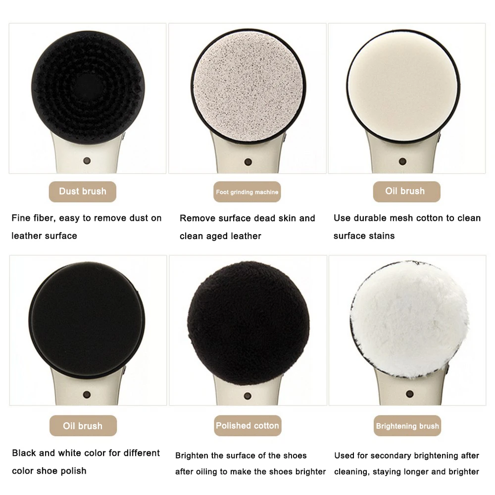 Электрический прибор для чистки обуви с тремя источниками питания