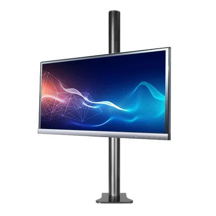 DL-TS300-40BL Поворотная большая стальная подставка для монитора 1"-27" ЖК-кронштейн для монитора 10кг компьютерная настольная подставка