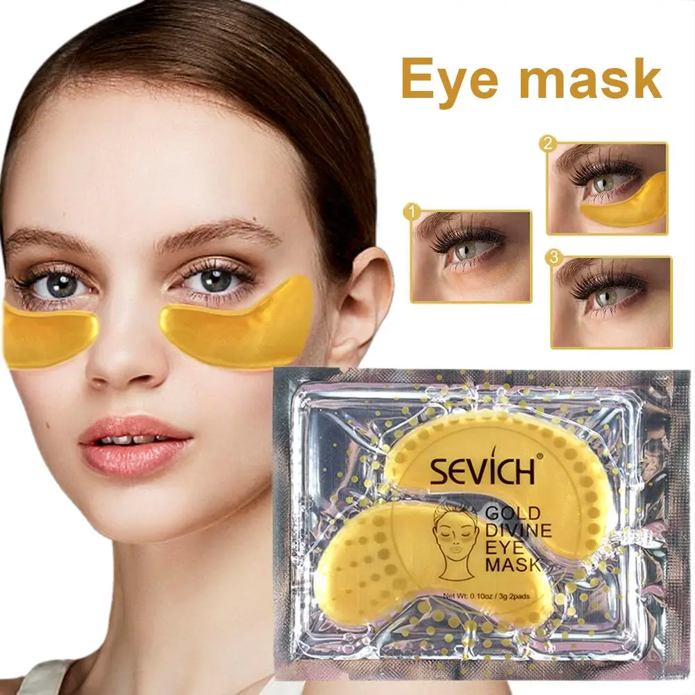 Collagen Gold Eye Mask Moisturizing Anti-Aging Dark Circles Acne Beauty Pad For Skin Care | Красота и здоровье