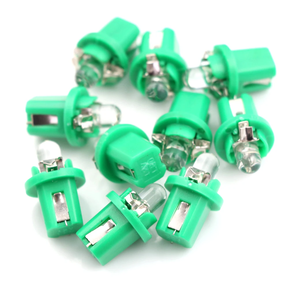 10 шт./лот разные цвета T5 B8.5D B8.5 SMD Светодиодные Автомобильные светильники диодные