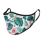 Маска унисекс для взрослых, моющаяся многоразовая дизайнерская с цветочным принтом для женщин и мужчин, маска для косплея, Хэллоуина, 1-5 шт.