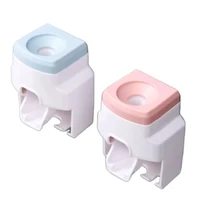 creative wall mount automatic toothpaste dispenser bathroom accessories waterproof lazy toothpaste squeezer toothbrush holder