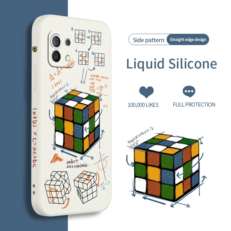 

Fashion Child Cube Phone Case For Xiaomi Mi 11 10T 10 lite 9T Note 10 Redmi Note 9 9T 8 8Pro 7 7Pro 9 9A K40 K30 Cover