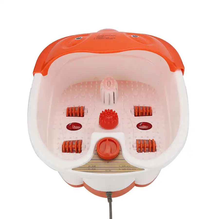 

Automatic Heating Bucket Foot Bath Bucket Masssager Bathroom Foot Wash Basin Laundry Buckets Portable Folding Water Container