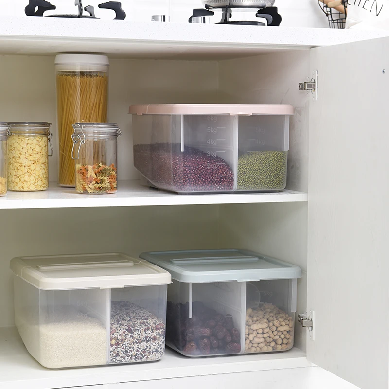 Контейнер для хранения муки и риса 24 кг герметичный пластиковый контейнер